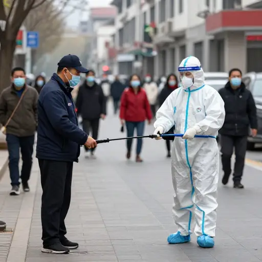 政府采取措施控制疫情的蔓延。