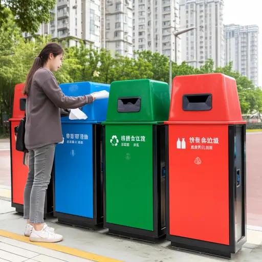 垃圾分类是良好公民素质的体现。