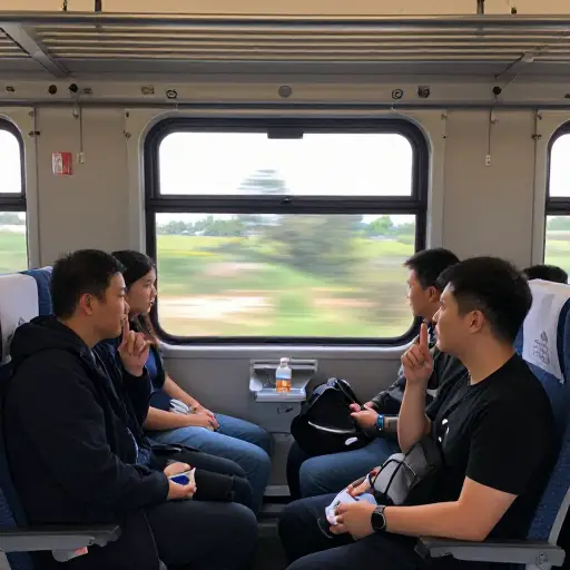 请在这个安静车厢内小声说话。