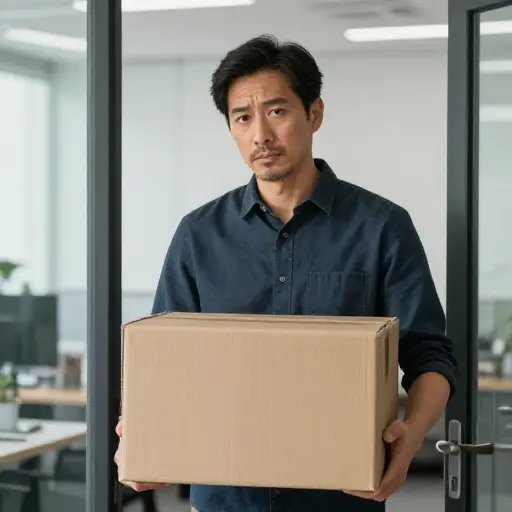 经历那段失去工作的困难时期后，他变得更坚强了。