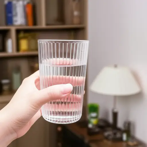 如果你肚子疼，就喝点温水。
