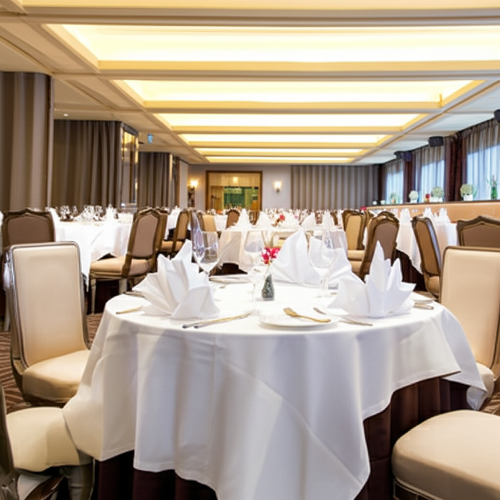 宴会厅装饰精美。