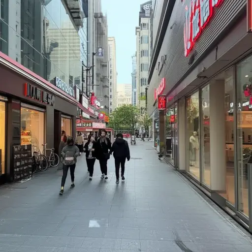 再走一小段路就到咖啡馆了。