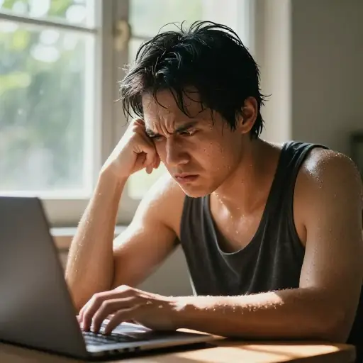 强烈的热量让人难以集中注意力。