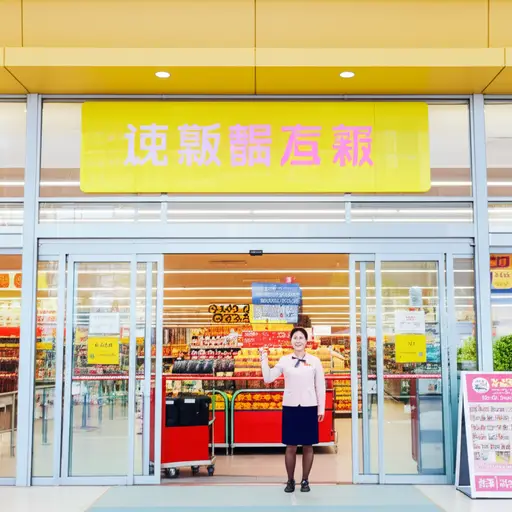 这家超市每天早上7点开门。