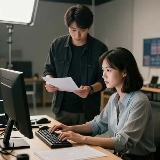 她参与了剧本的撰写，尽管大部分工作由导演完成。