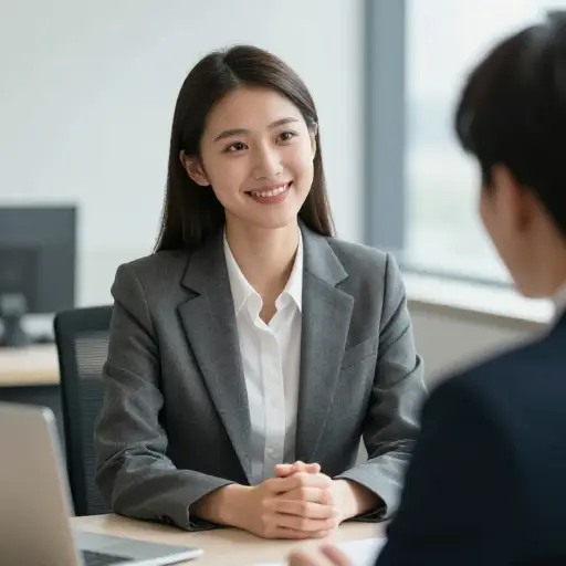 我指的是一个坦率真诚、有进取心的年轻女士。