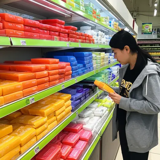 我们需要买一些新肥皂。
