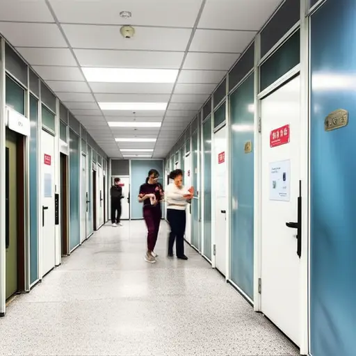 我们学校有很多老师的办公室。