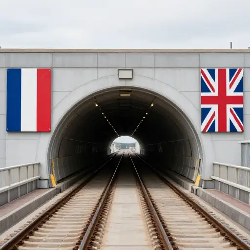 英法海底隧道是由法国和英国共同出资建造的。