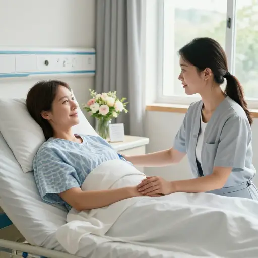 她主动提出在她手术恢复期间陪伴她。