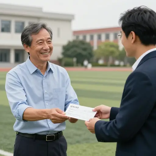 他慷慨的捐赠将帮助我们为学校购买新设备。