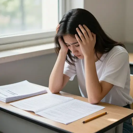 那次考试不及格也不是世界末日；你总可以重考。