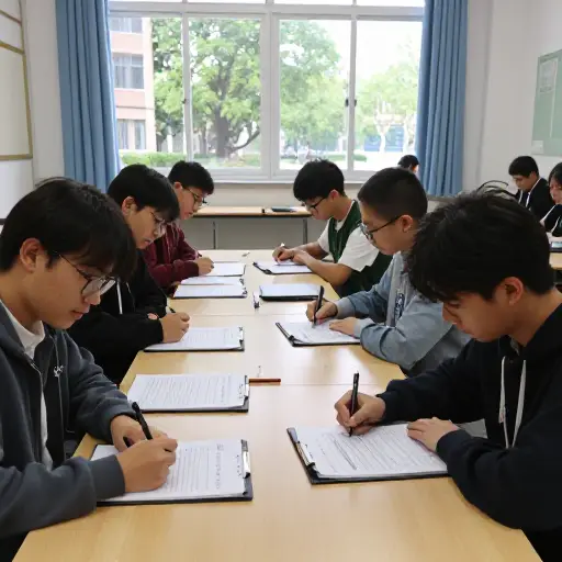 它基于对语言学院学生的调查，这些学生是随机选择的。