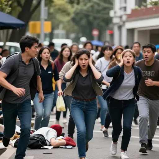 警报响起后可能会出现混乱。