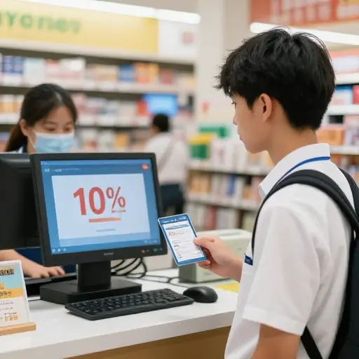 学生折扣被定为10%。