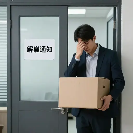 他每天都迟到，最终被解雇了。
