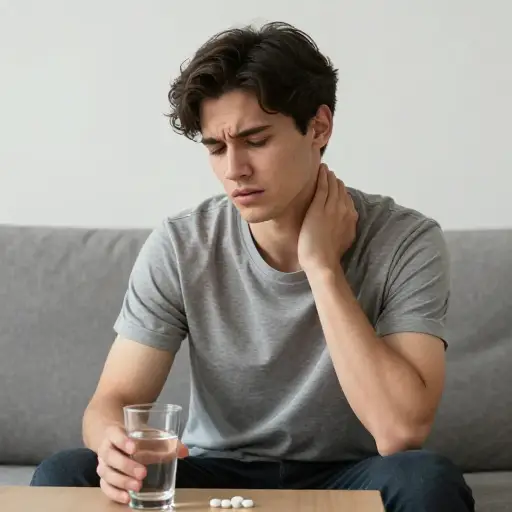 我的喉咙很痛，吞咽时真的很疼。