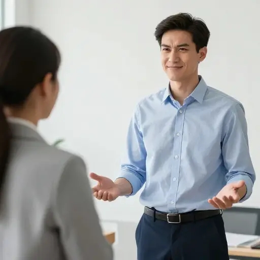尽管受到挑衅，他还是设法保持了冷静，并礼貌地回应。