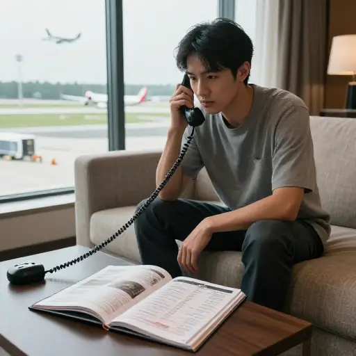 你可以打电话去旅行社询问航班信息。