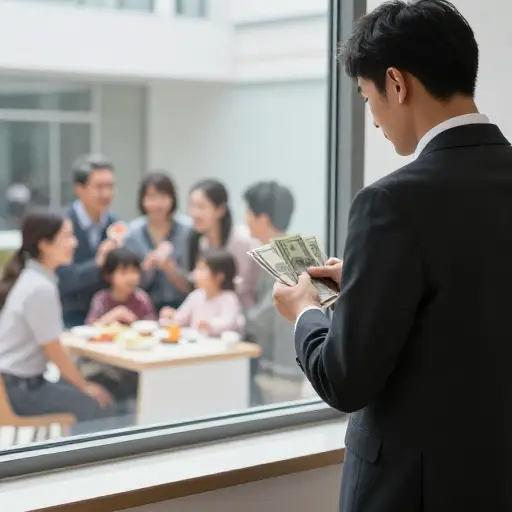 有些人变得物质主义，因为他们将财富置于关系之上。