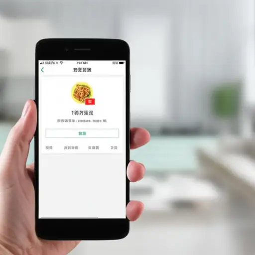 我通过手机应用下了一份外卖订单。