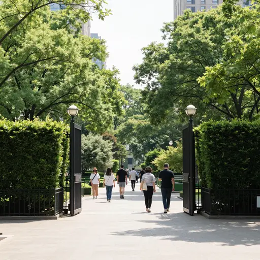 这个公园每天开放。