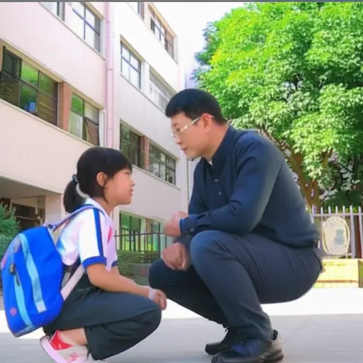 我们校长非常关心学生的发展。