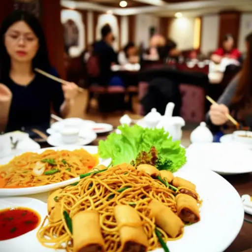 这家餐厅供应正宗的东方美食。