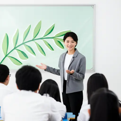 这位老师采用受甘地启发的方法，教导学生通过和平对话解决冲突。