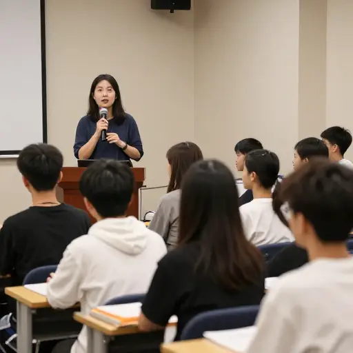 不光老师们，学生们也觉得那场讲座很精彩。