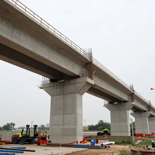 钢筋混凝土常用于桥梁建设。
