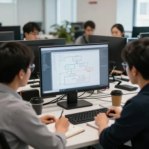他们设计了一个新的软件系统以提高效率。