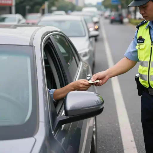 在一些国家，人们贿赂交警以避免罚款是常见的。