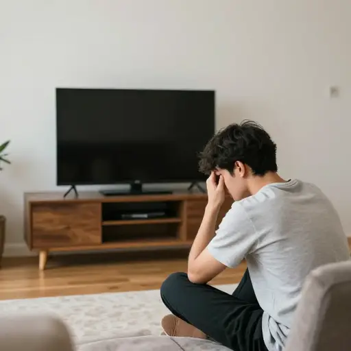 我可以不看电视生活，但这会对我的生活产生严重影响。