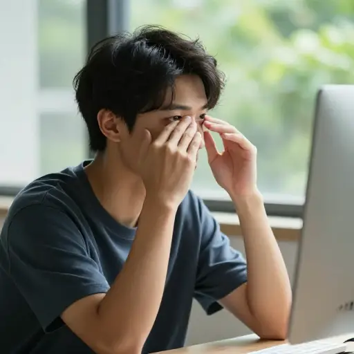 偶尔从屏幕移开视线并让眼睛休息是有帮助的。