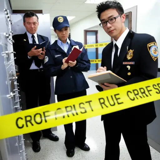 那帮联邦探员正在调查这起银行抢劫案。