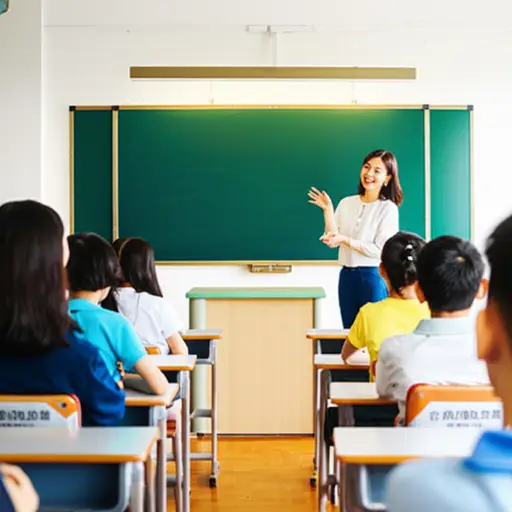 老师让学生们数一数教室里有几把椅子。