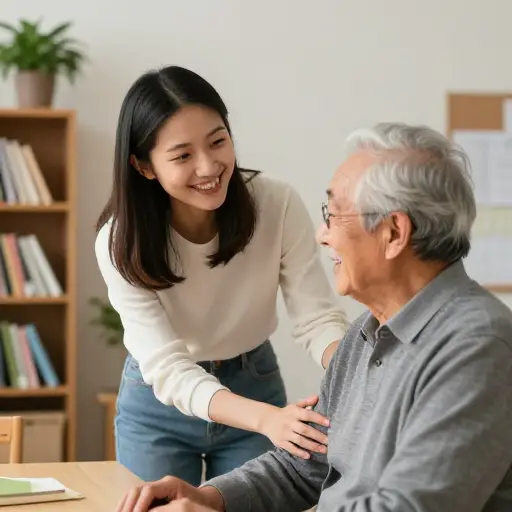 她通过志愿服务发现了真正的满足感。