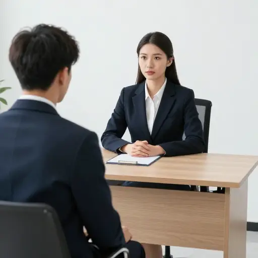 她能看出他在面试时隐瞒了关键信息。