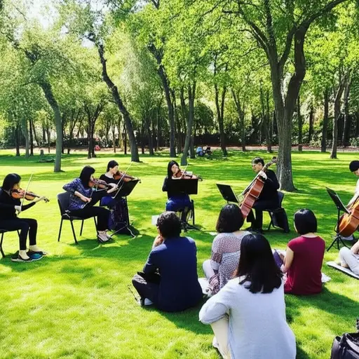 这些音乐家每周都会在公园里举办免费音乐会。