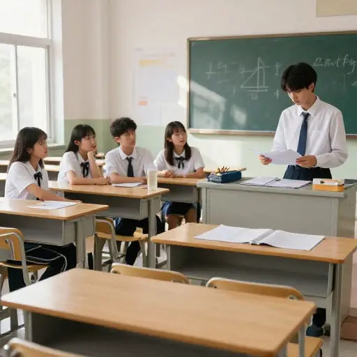 按时交作业的学生非常少。