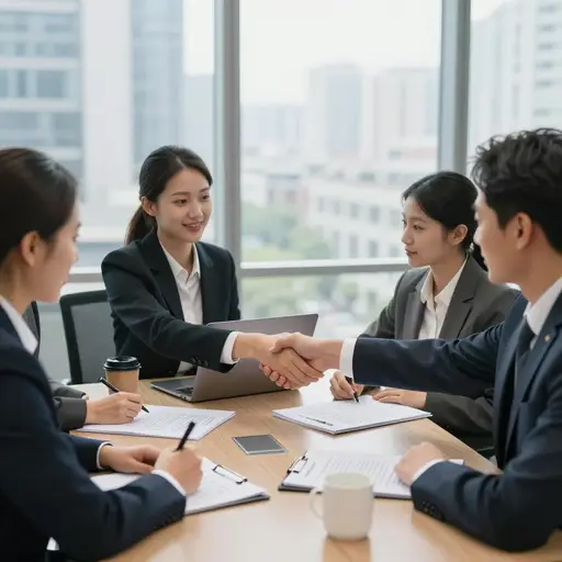 该公司成功执行了一项与国际合作伙伴的复杂交易。