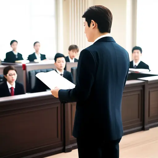 检察官向陪审团展示了关键证据。