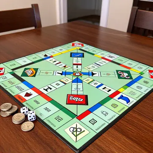 我最喜欢的棋盘游戏是《大富翁》。