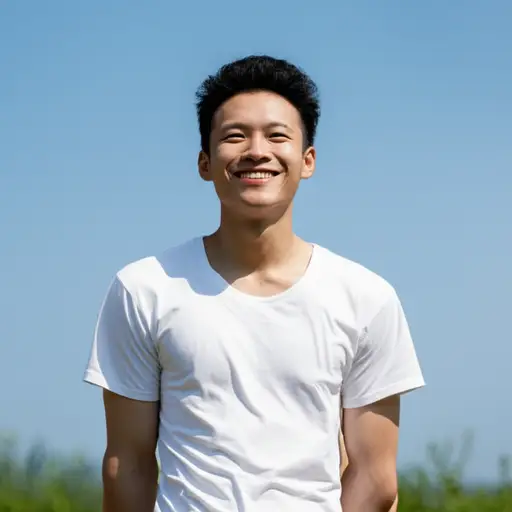 我觉得今天很幸运，因为天气很好。