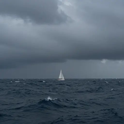 在暴风雨中出海是愚蠢的决定。