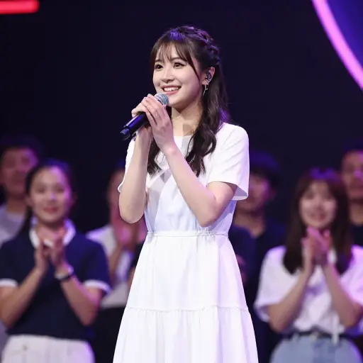 她从现场表演中获得极大的乐趣。