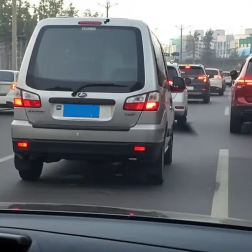 我暂时把车停在路边，很快就开走。