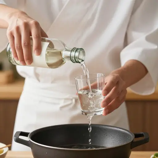做这道菜需要加入一盎司清酒。